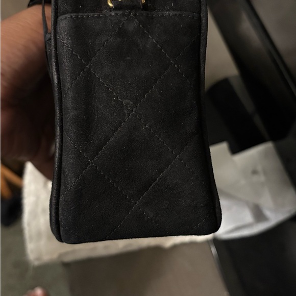 Chanel RARE 1980s Bijoux Black Suede Camera Bag - Picture 15 of 16